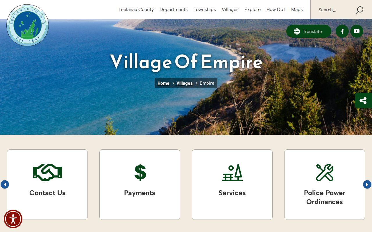 Leelanau County Empire village source for busted mugshots record requests